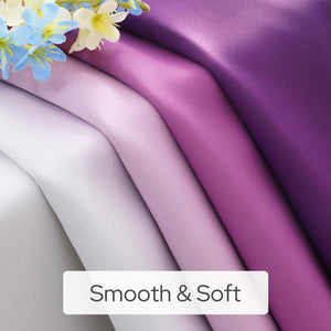 Pair of 2 Shaded Curtains Purple Ombre (Gradient Room Darkening Thermal Insulated Energy Saving Grommet Drapes for Living Room/Bedroom)