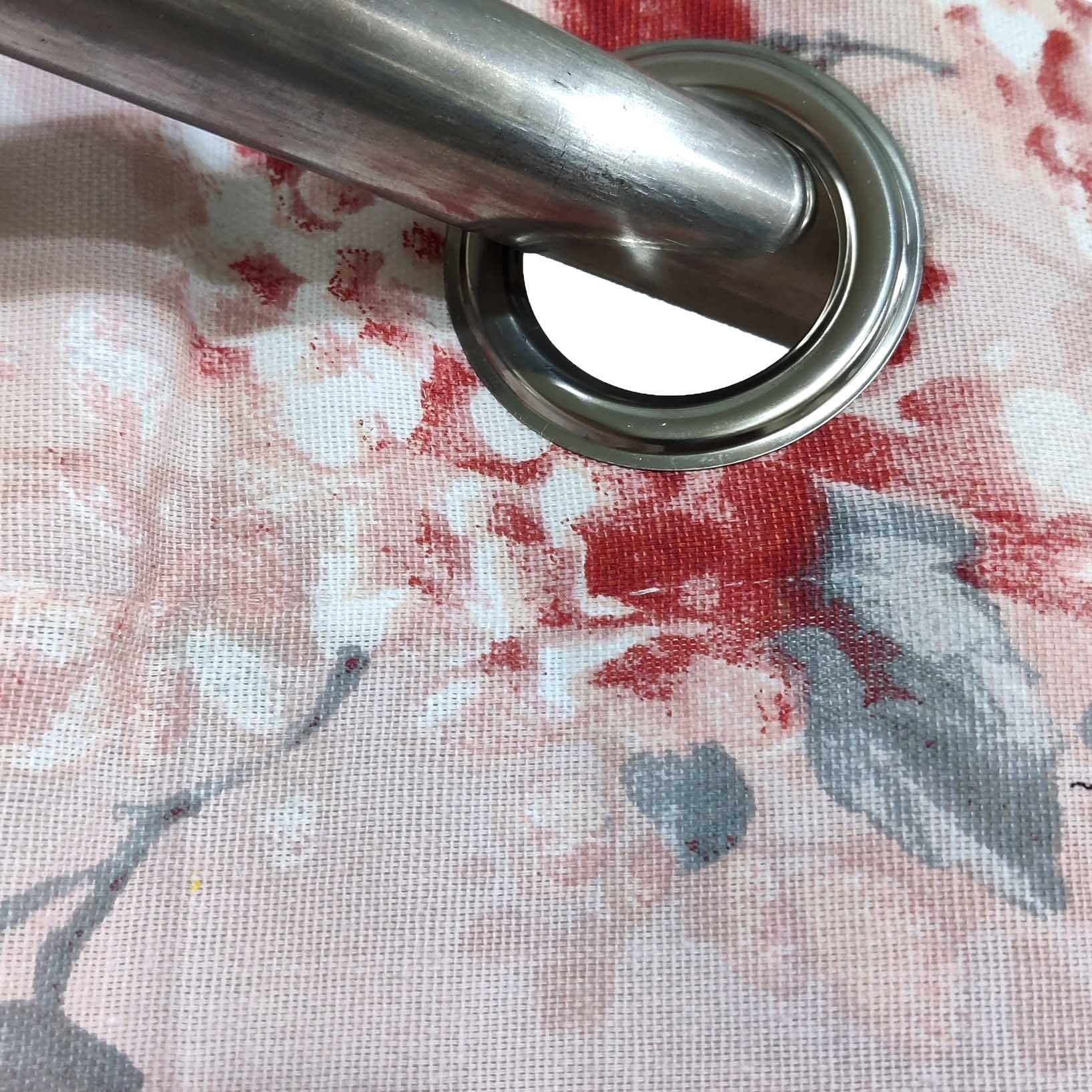 Lite Pink Floral - Duck Cotton Curtain