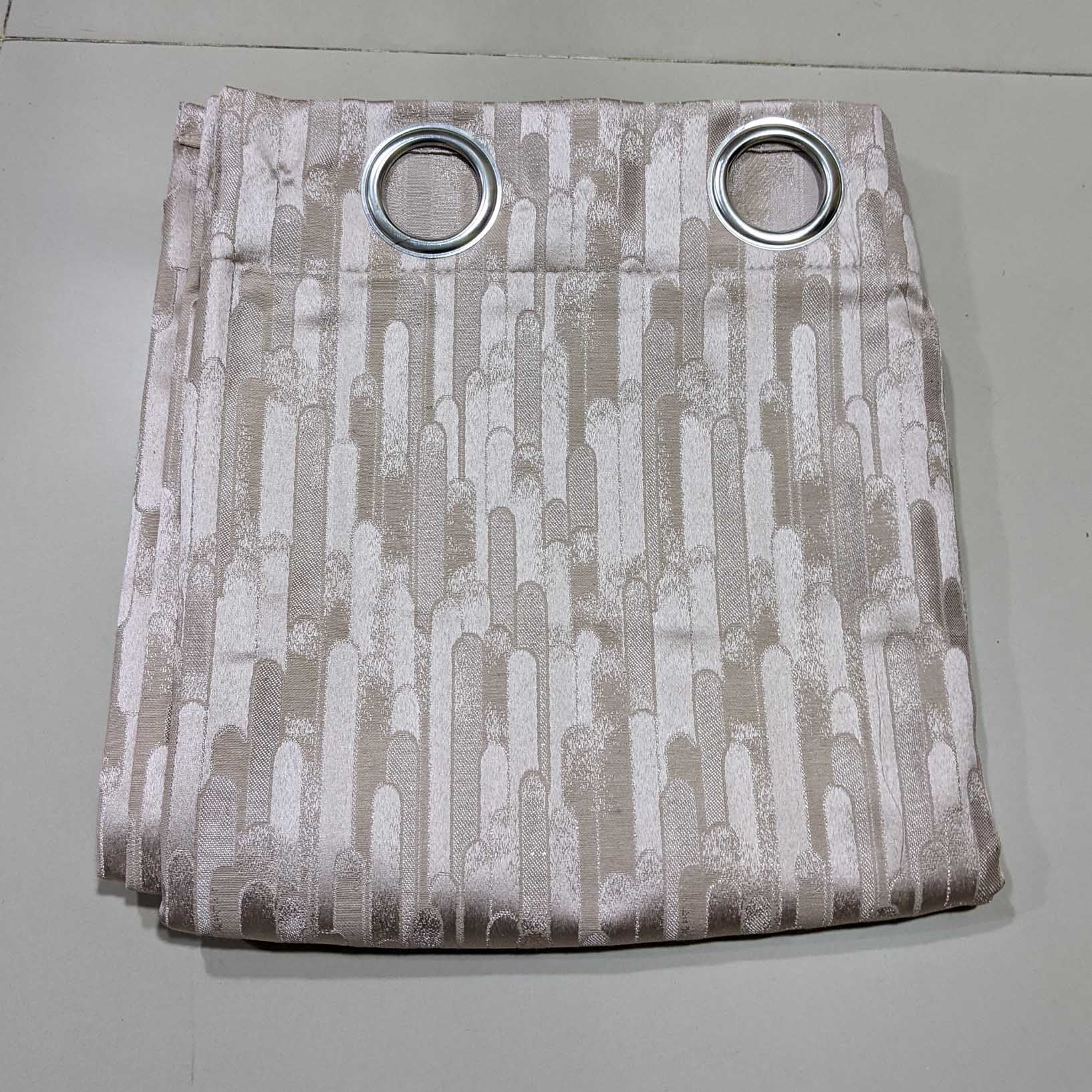 Self Print Thick Shanghai Curtain Beige
