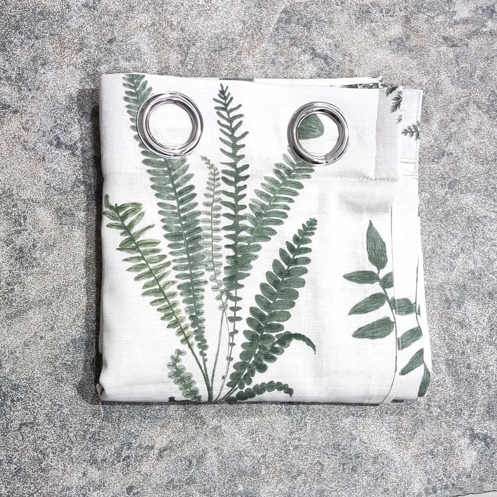 Bushes Roots Duck Cotton Curtain (Only 2 Pcs Available)