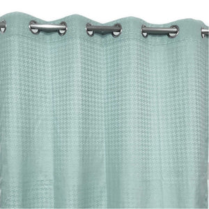 Greenish Grey 3D Jacquard Curtain