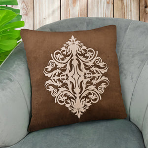 Laser Cutwork Velvet Cushion Cover