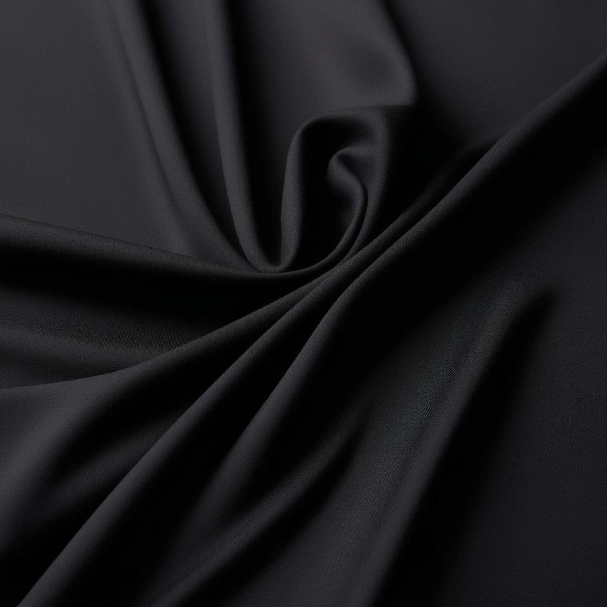 Imported Wash & Wear Black Un-Stitched