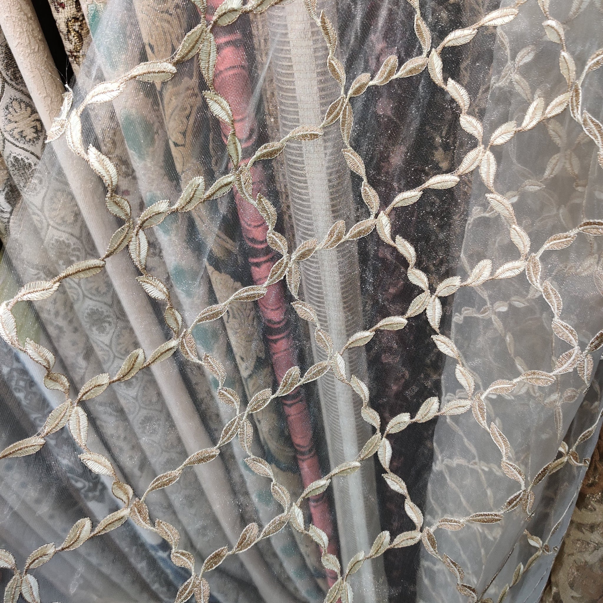 Curtain fabric Samples Organza
