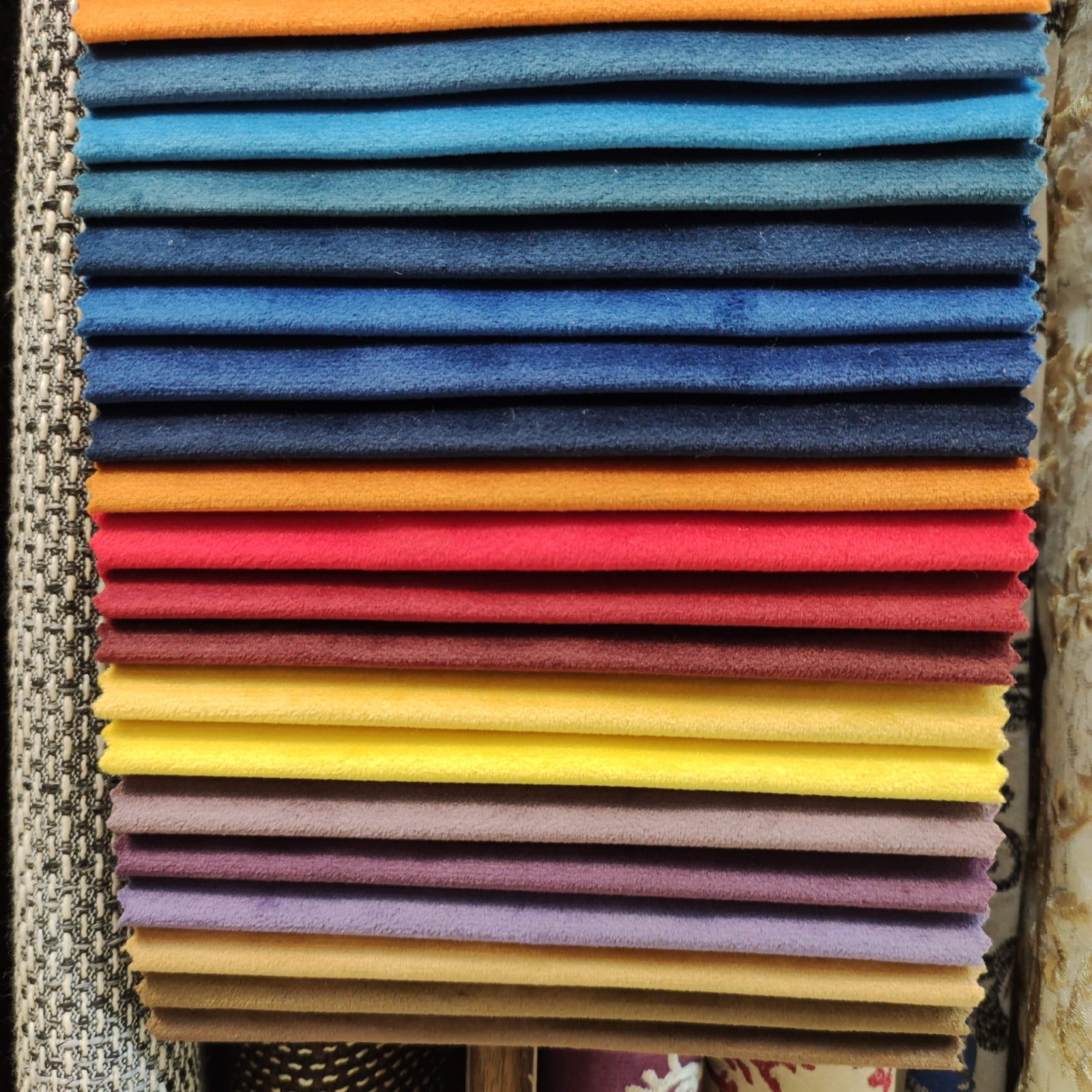 Curtain fabric Samples Velvet