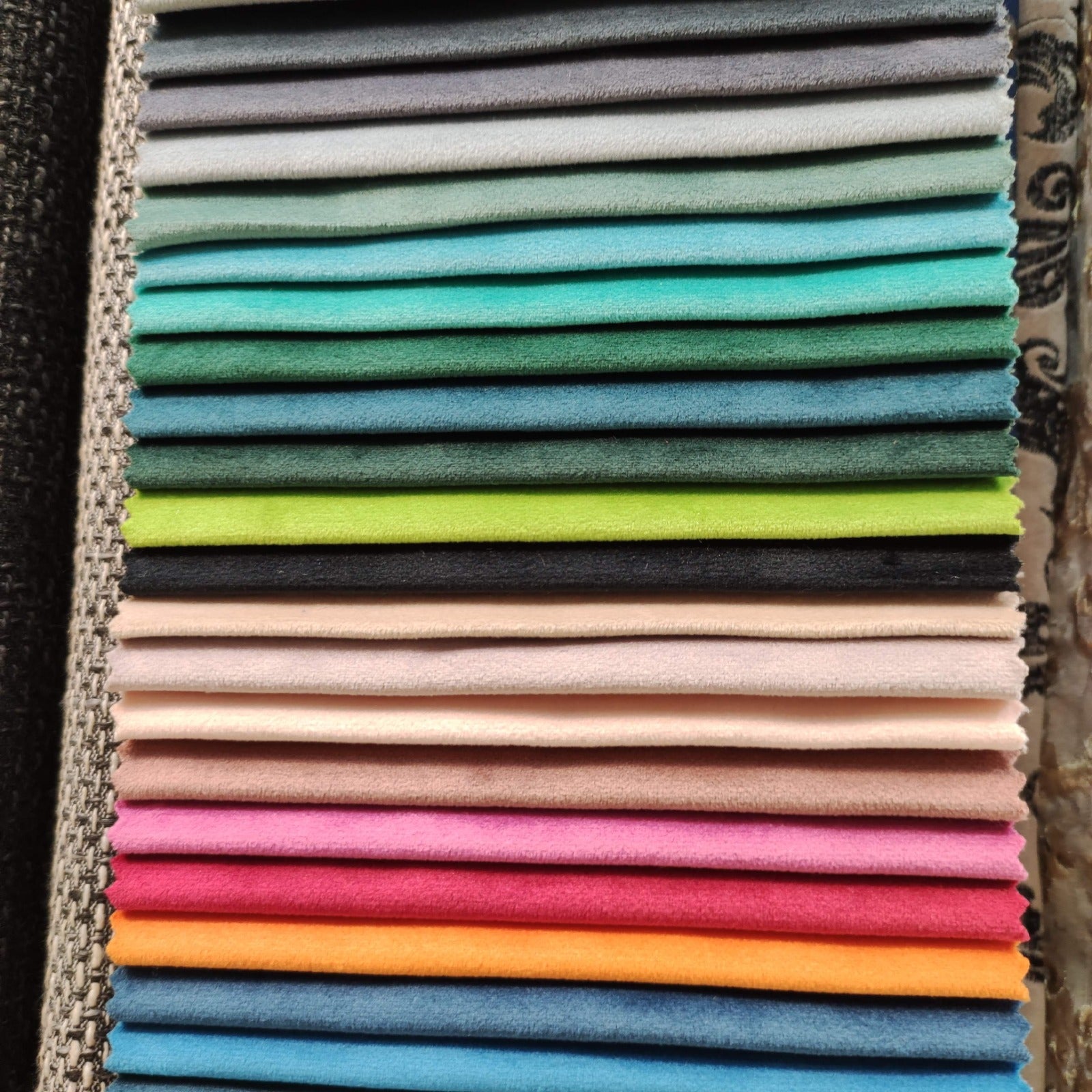 Curtain fabric Samples Velvet