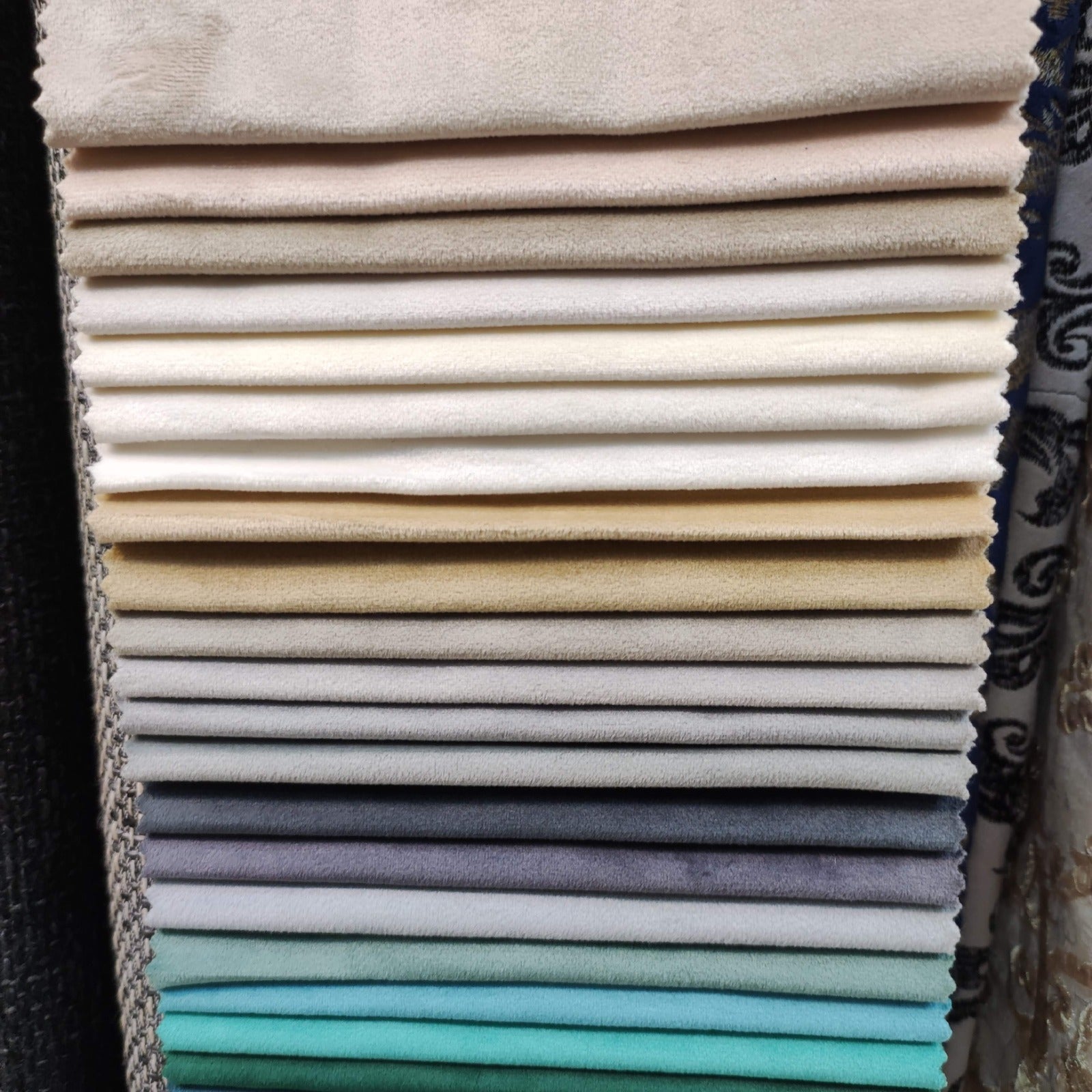 Curtain fabric Samples Velvet