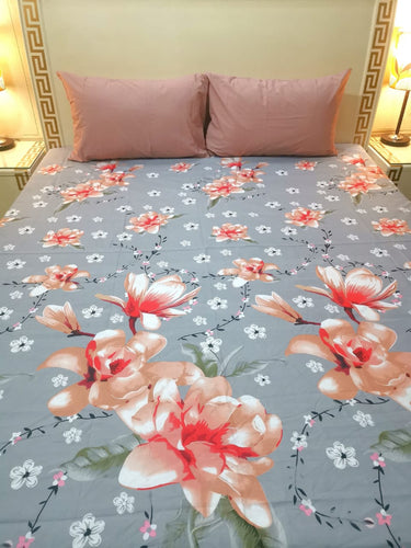 Multi Floral Cotton Bed Sheet