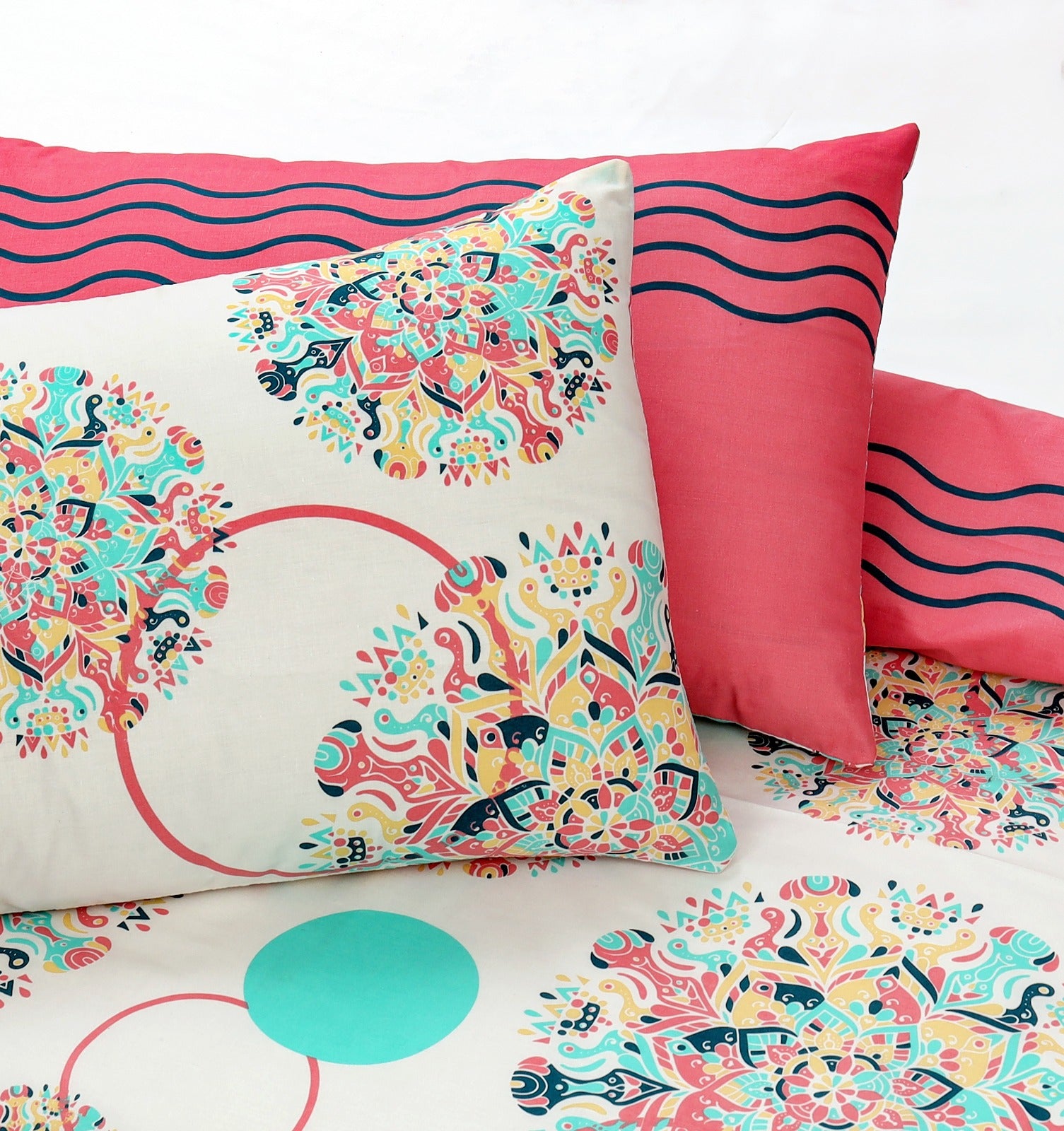 Multi Floral Cotton Bed Sheet