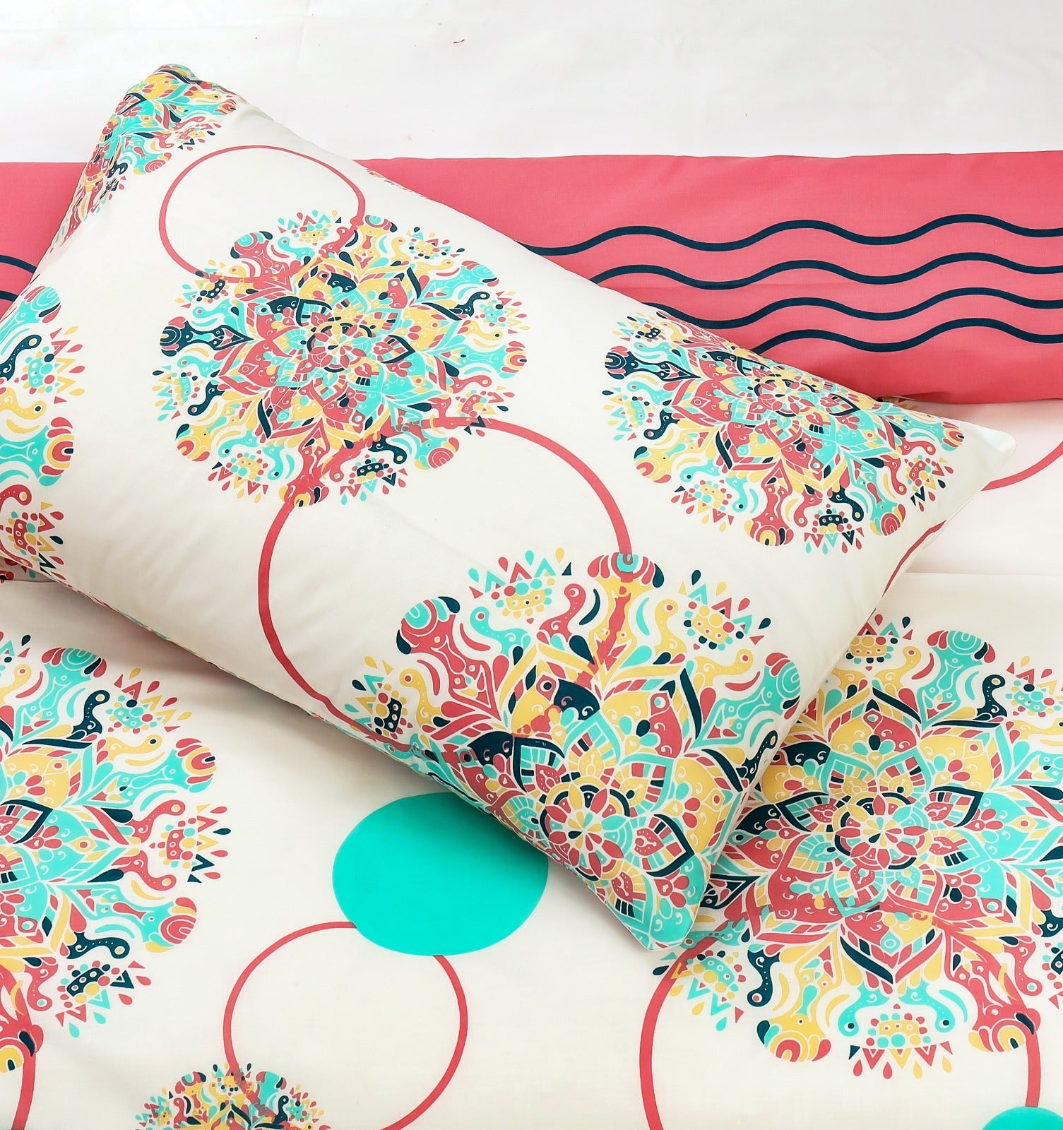 Multi Floral Cotton Bed Sheet