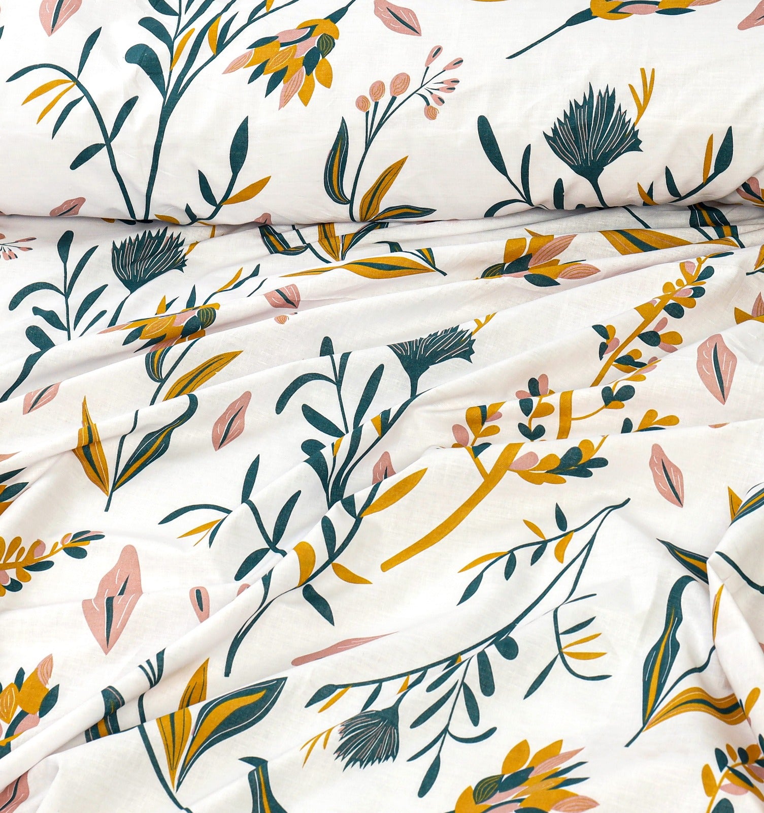 Multi Floral Cotton Bed Sheet