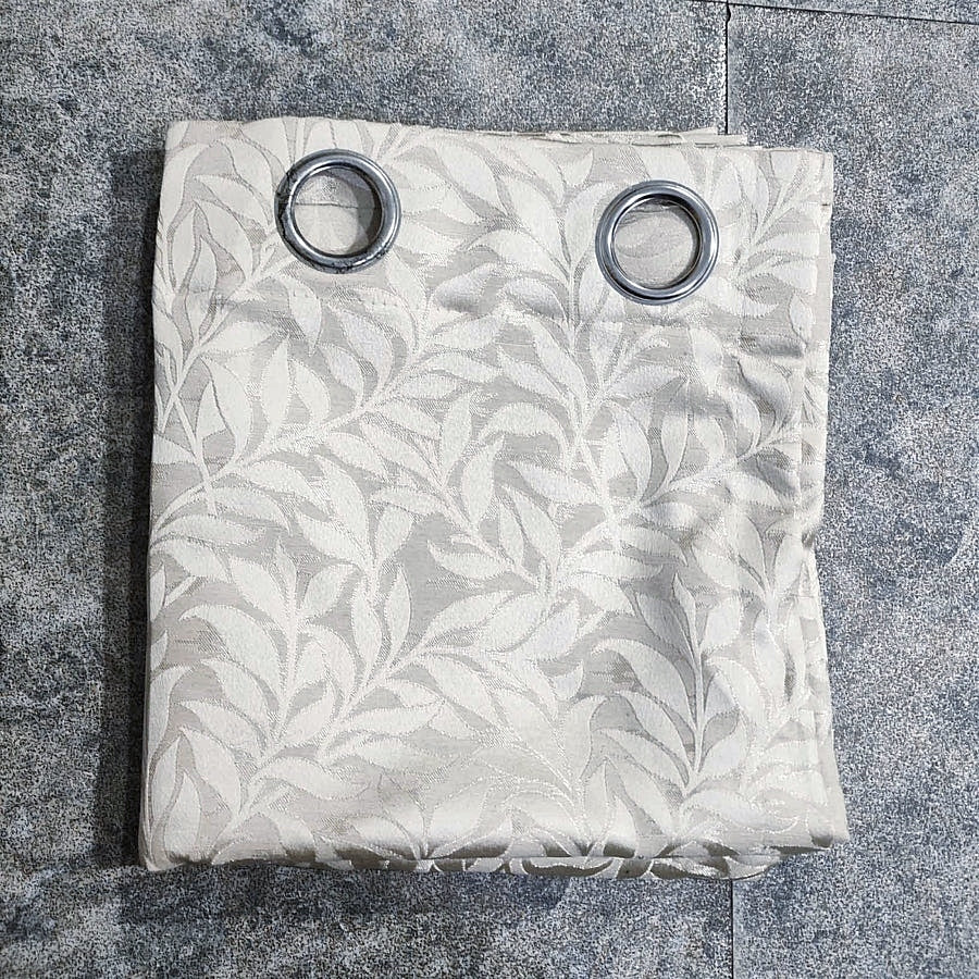 Self Print Thick Shanghai Curtain Off-white