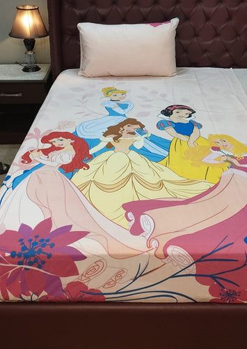 Princess Kids Bed Sheet