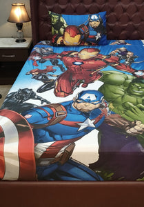 Marvel Avengers Kids Bed Sheet