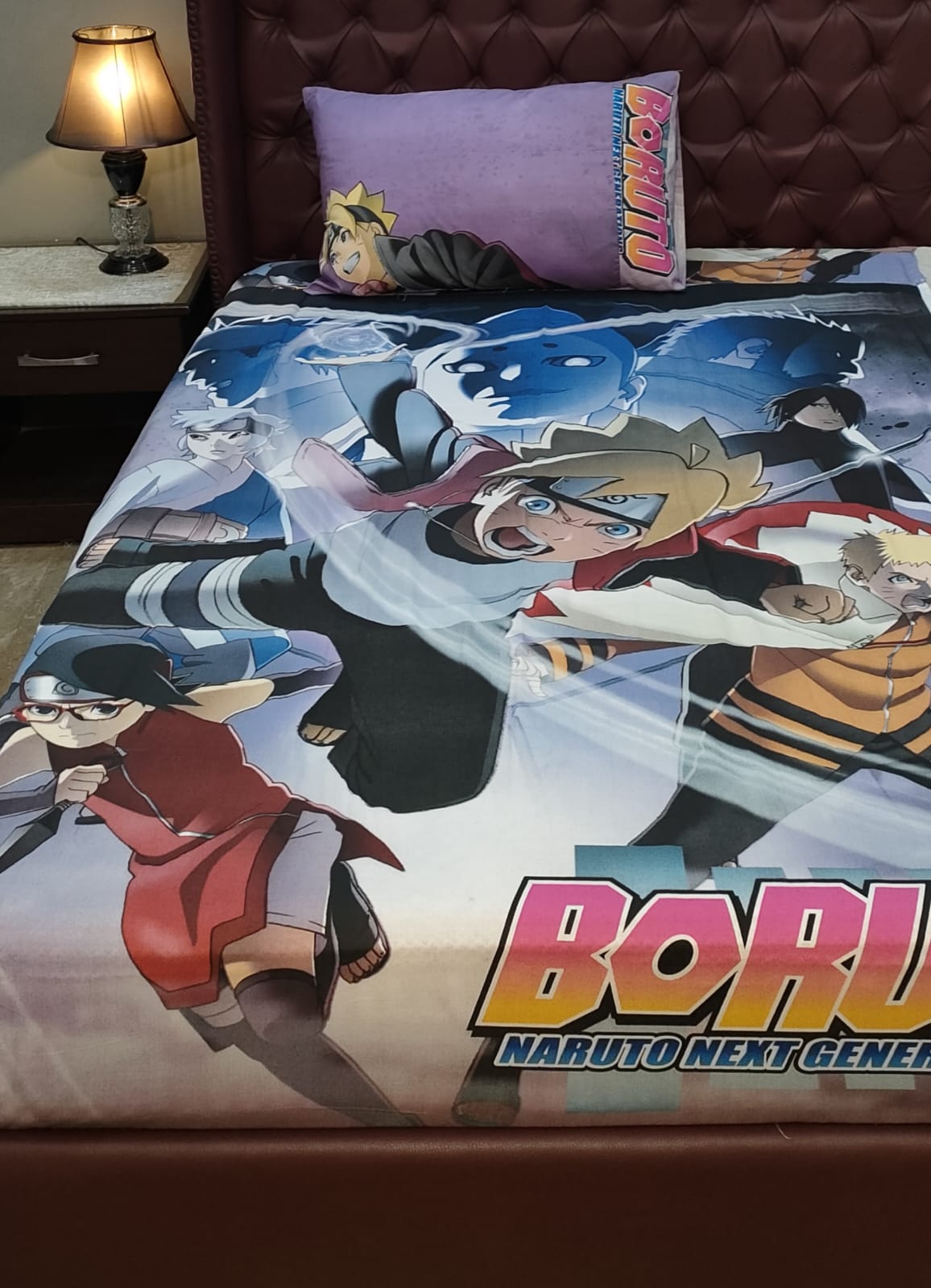 Boruto Kids Bed Sheet