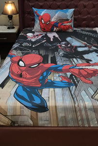 Spiderman Kids Bed Sheet