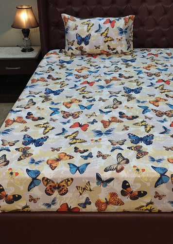 Butterfly Kids Bed Sheet