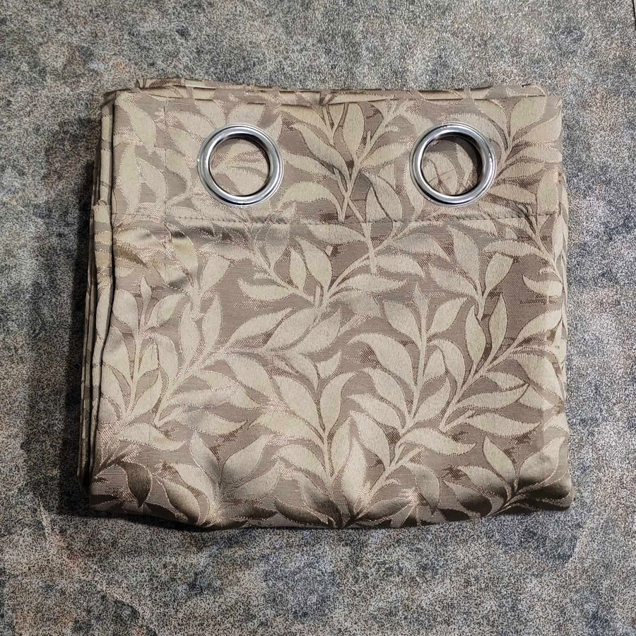 Self Print Thick Shanghai Curtain Lite Brown