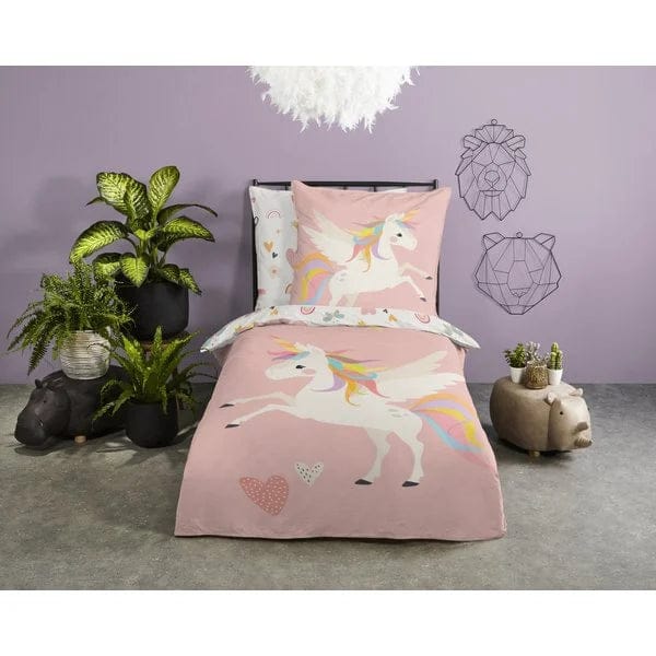 Unicorn Fairy Horse  Kids Bed Sheet