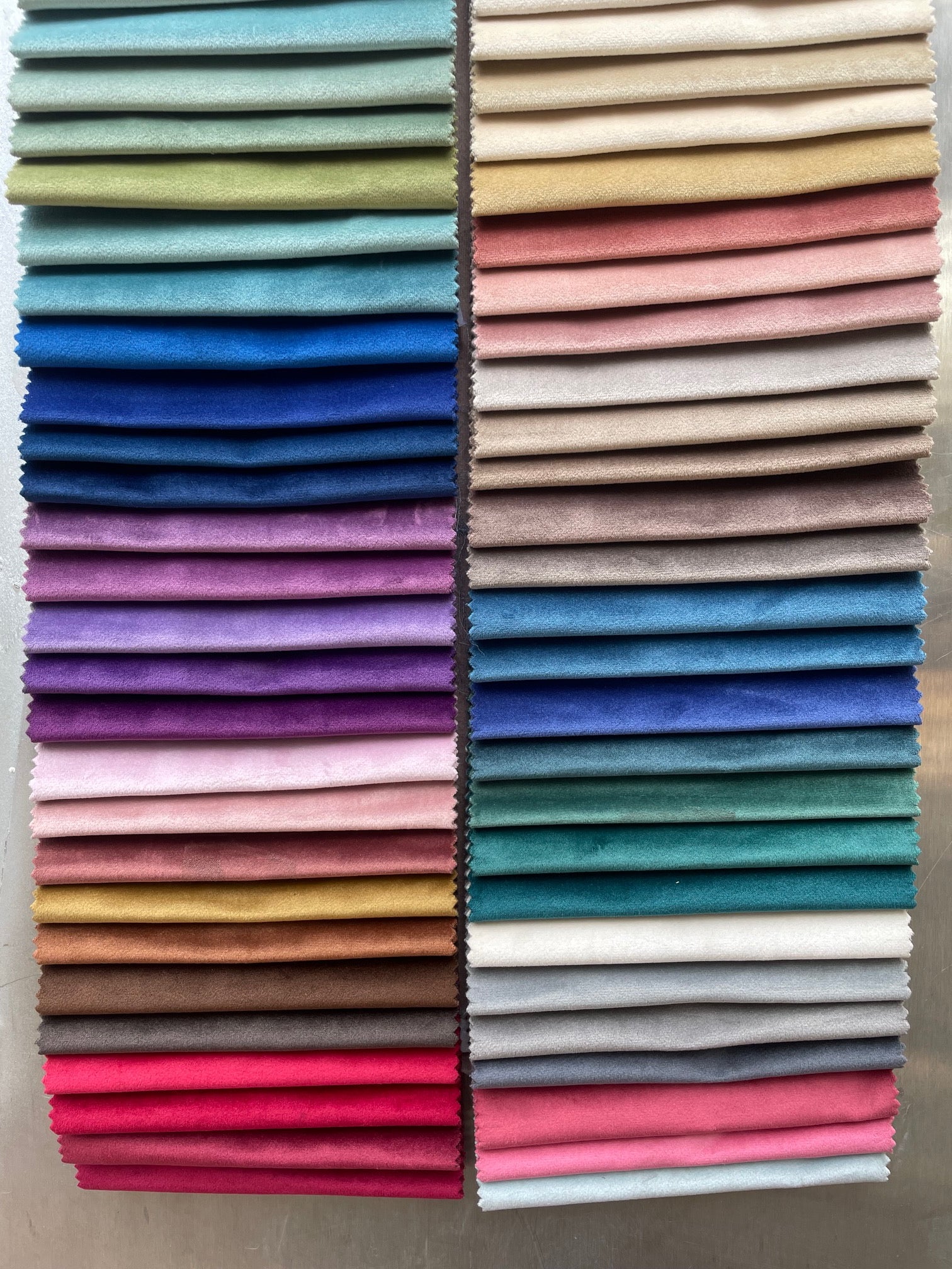 Curtain fabric Samples Velvet