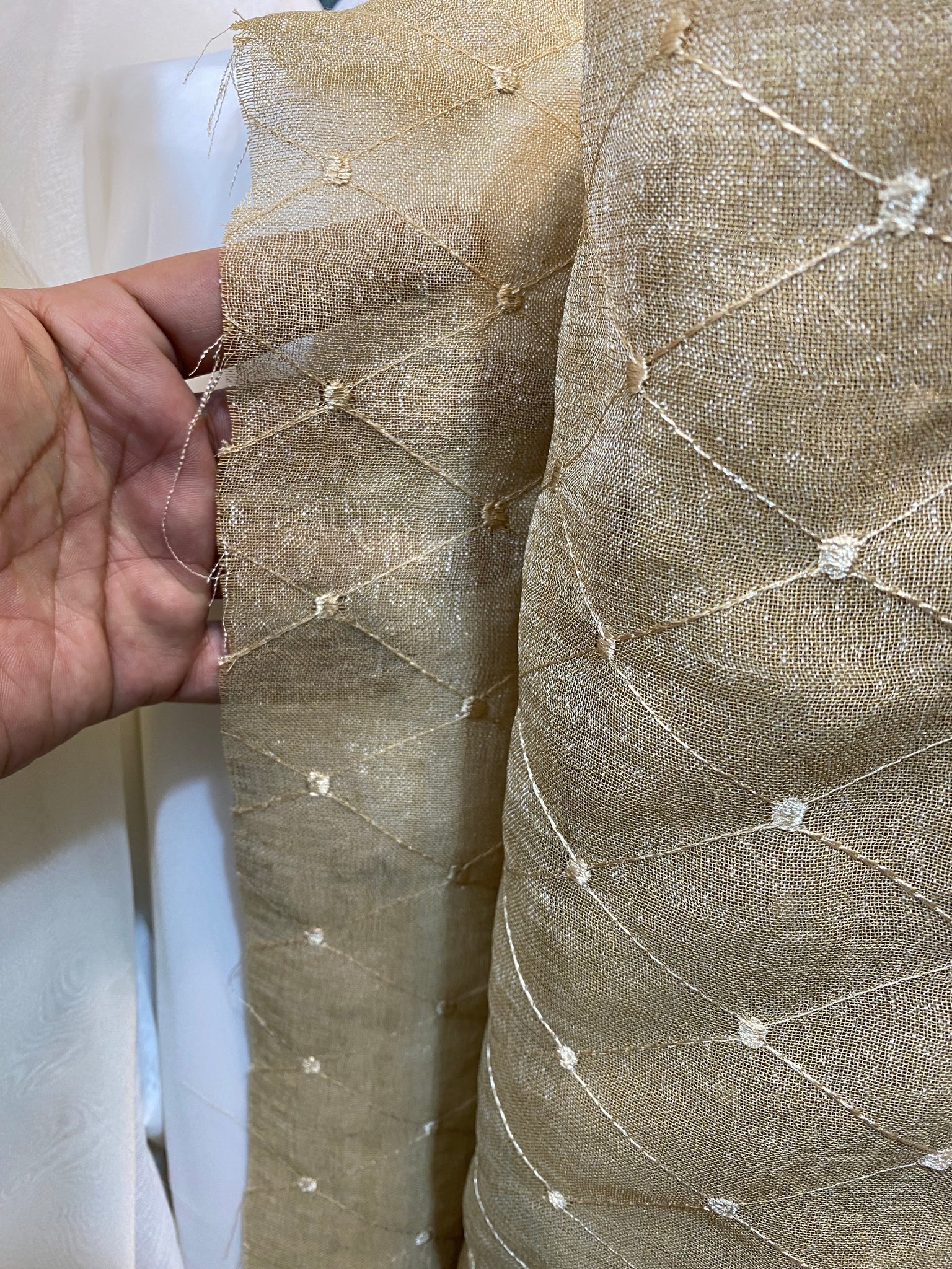 Curtain fabric Samples Organza