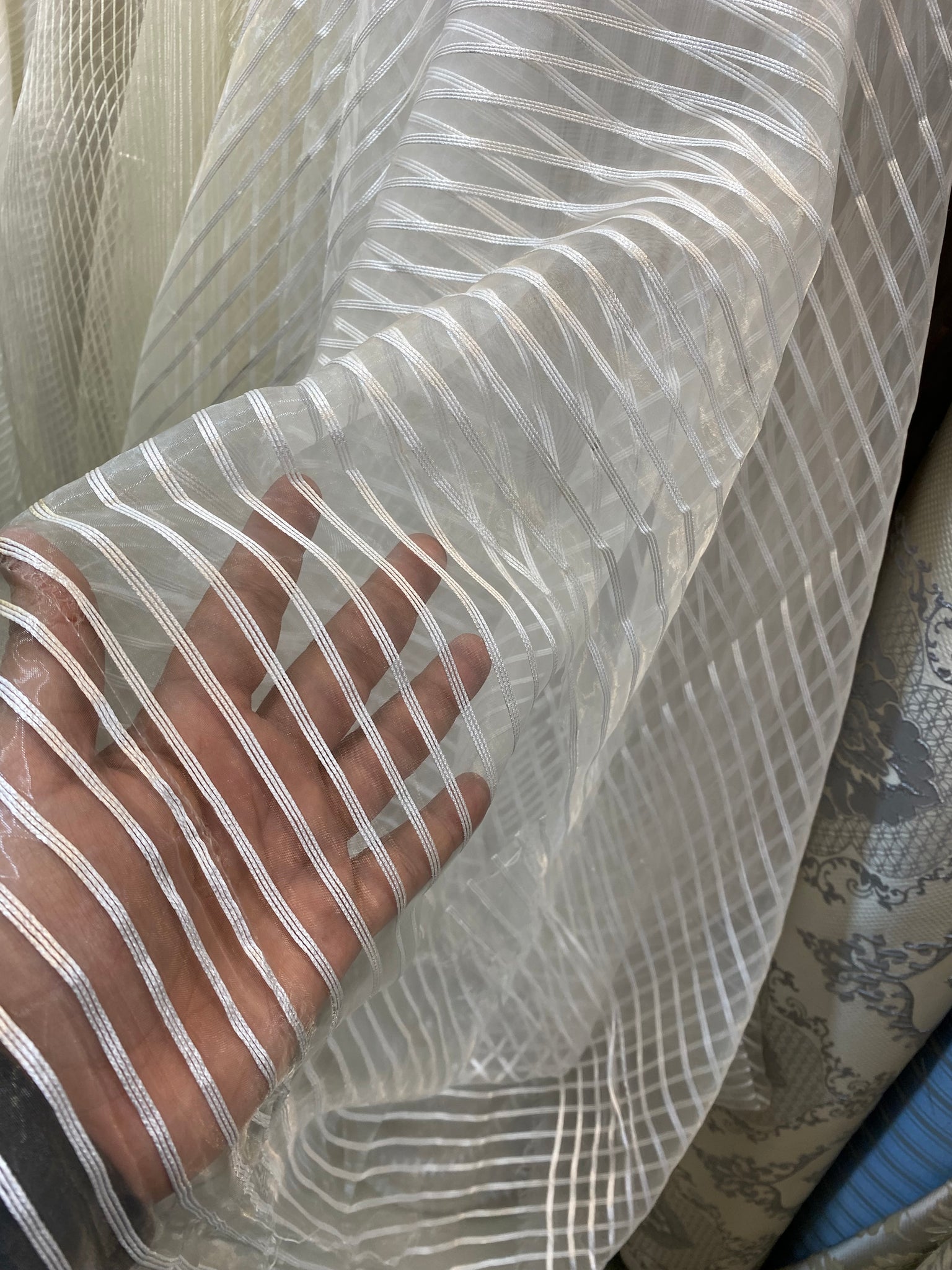 Curtain fabric Samples Organza