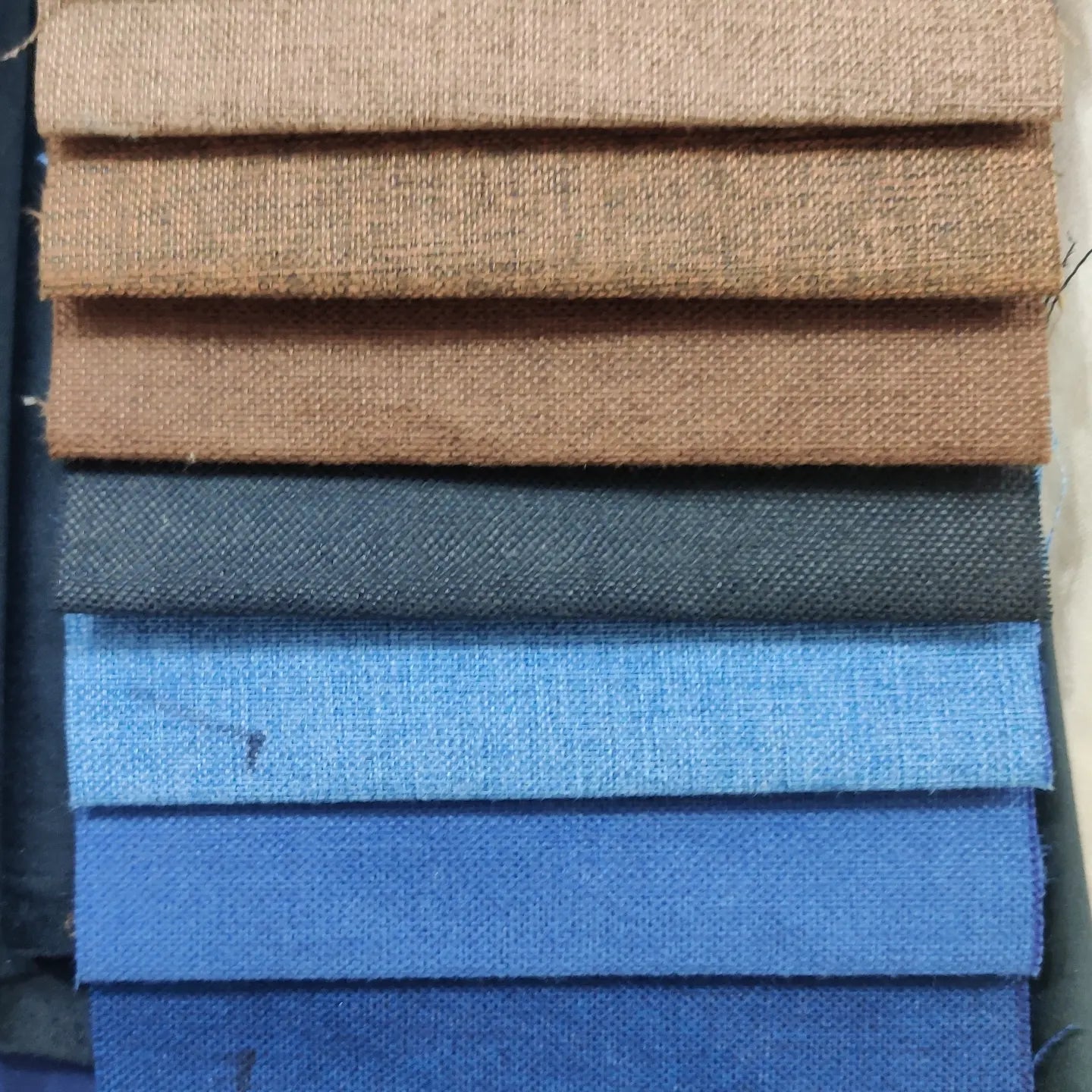 Curtain fabric Samples Jute