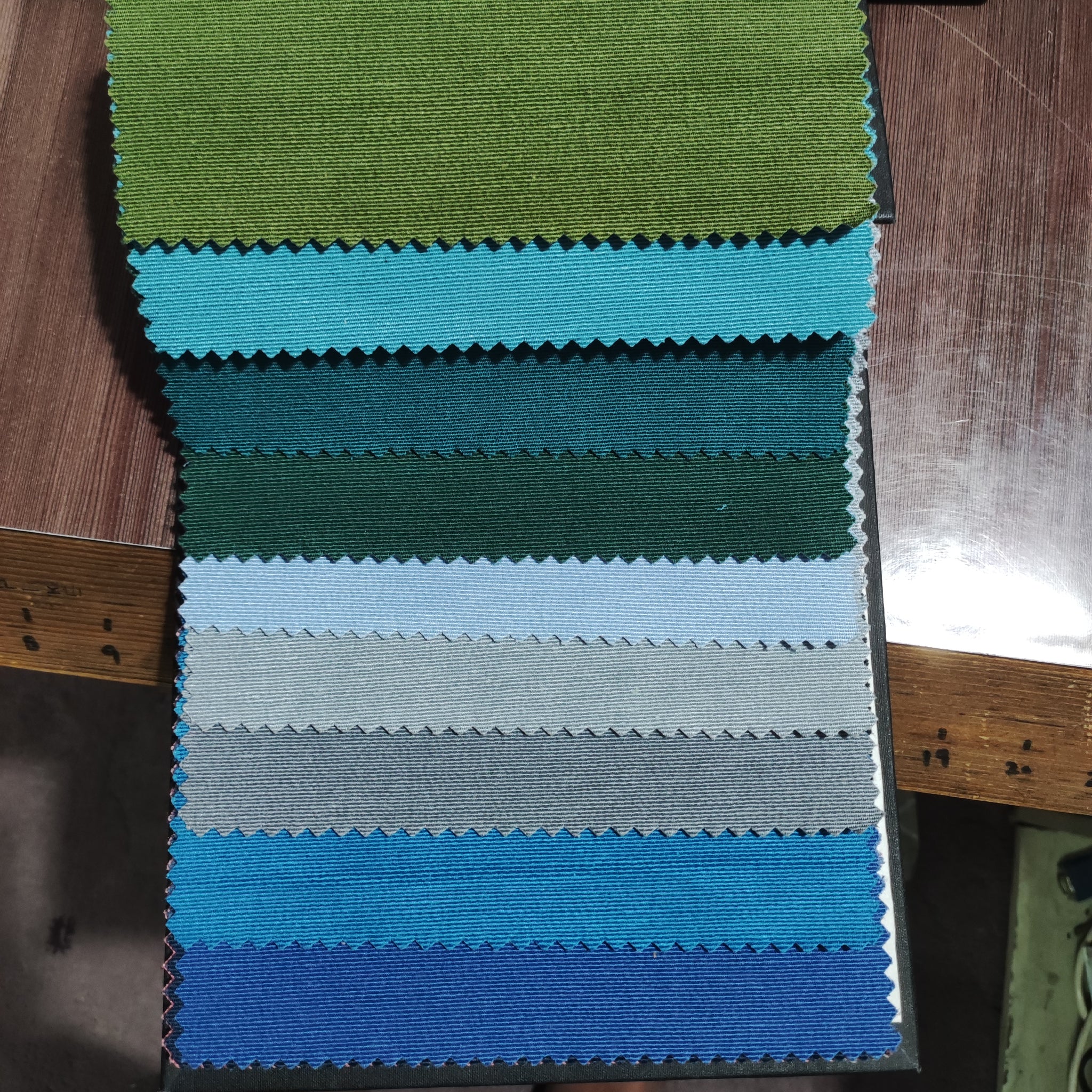 Curtain fabric Samples Plain Dyed Duck Cotton