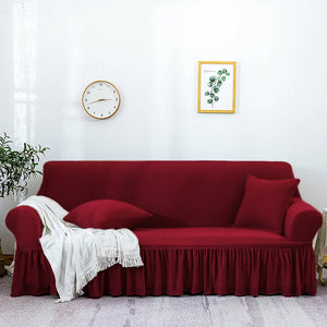 Mesh Sofa Cover – Maroon Color