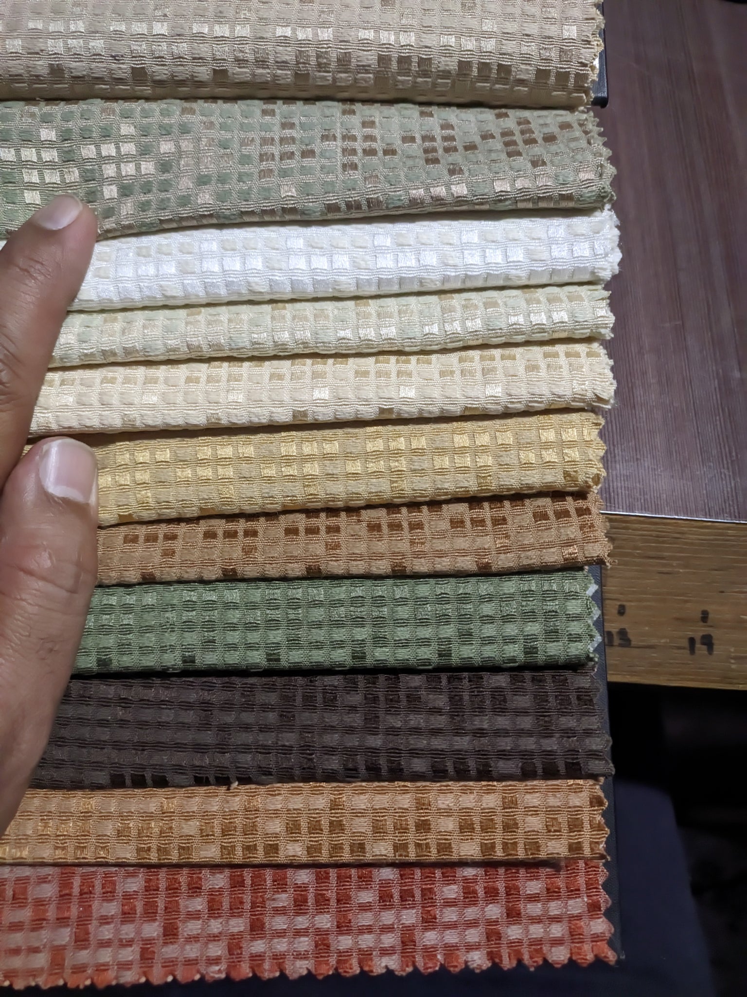Curtain fabric Samples 3d Jacquard Swatches