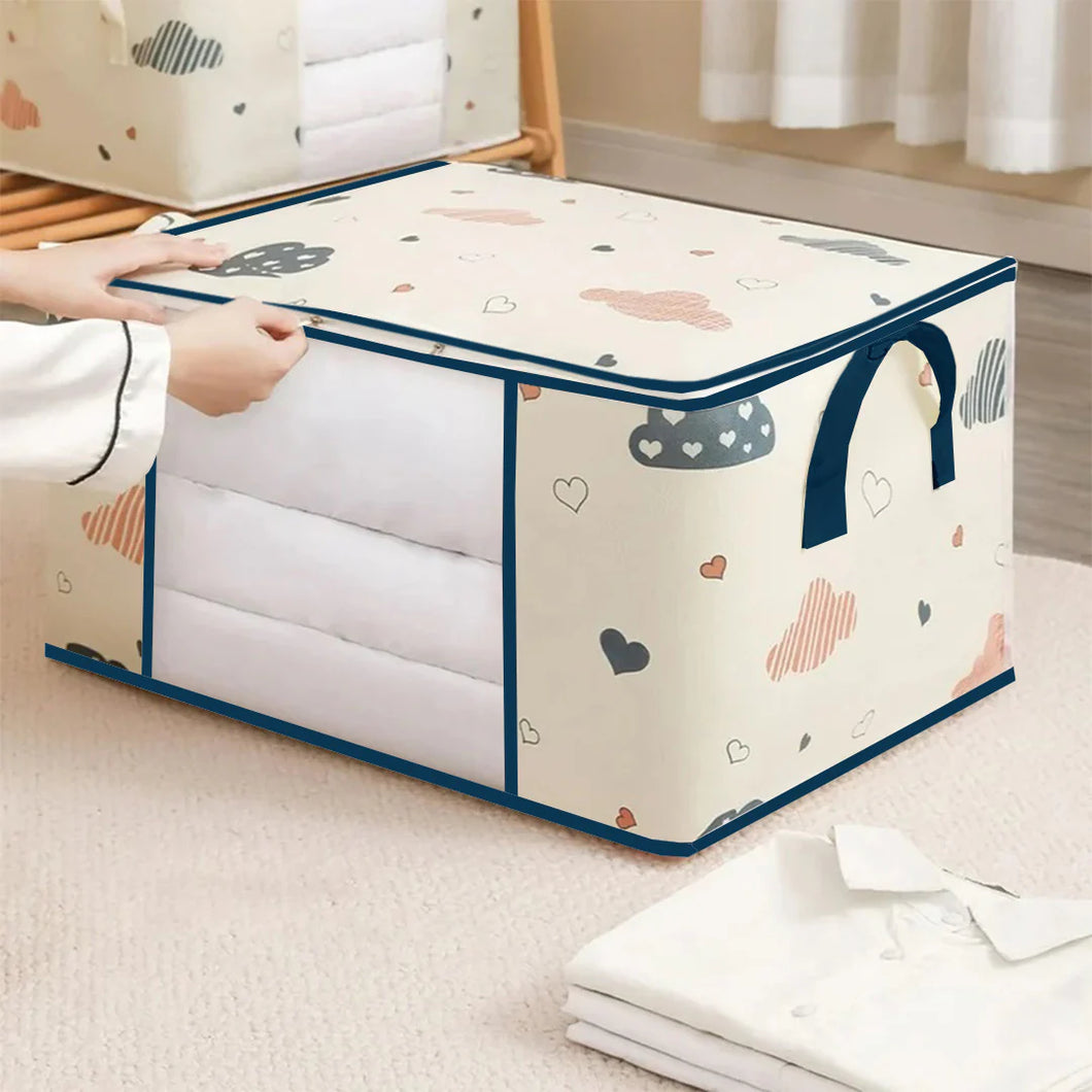 Soft Non Woven Folding Storage Box / Portable Organizer