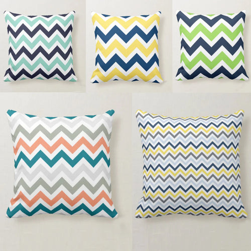 Zig Zag Jute Cushion Covers (Pack of 5)