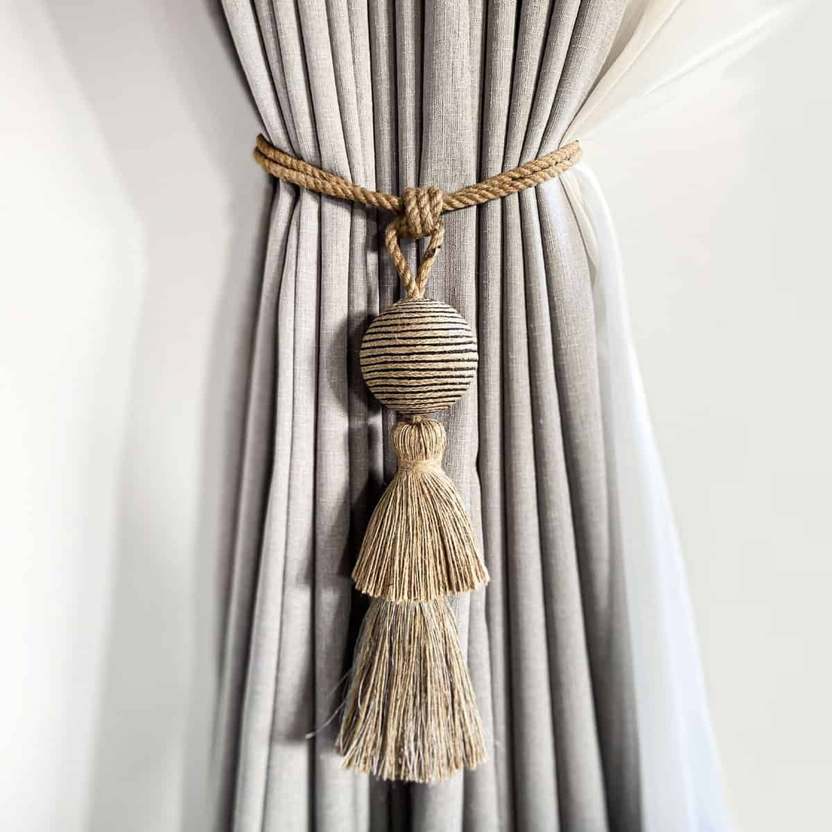 Pair Of Fancy Rope Tie Belts/Backs