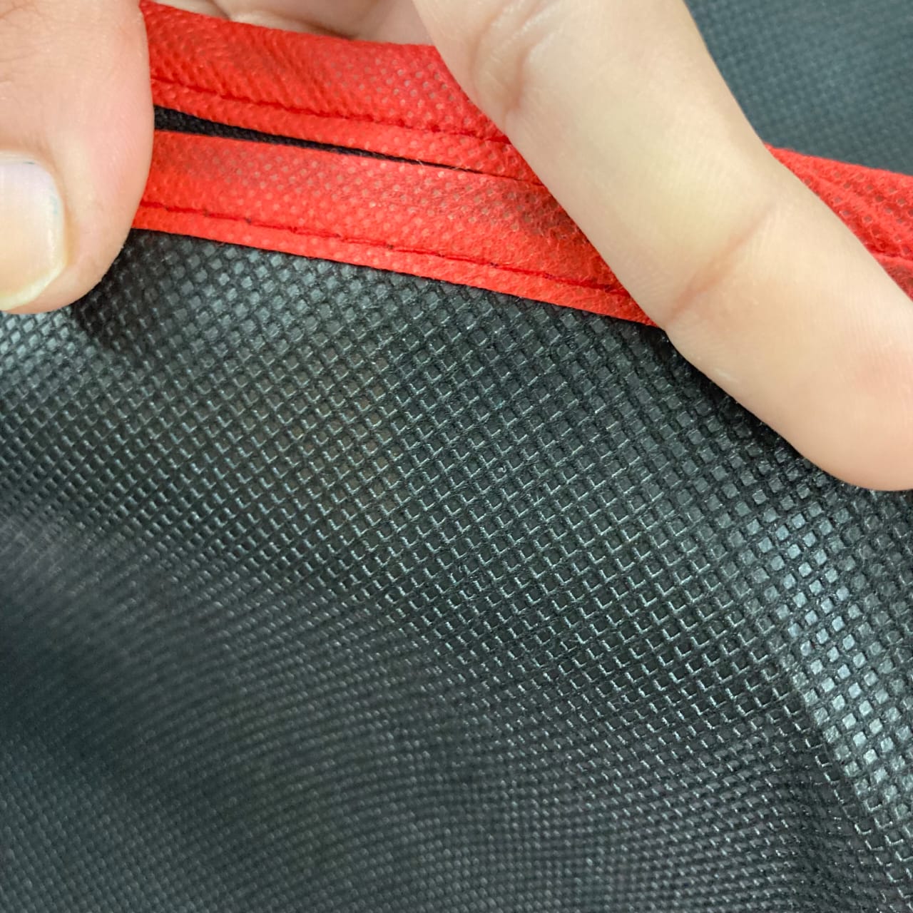 Thick Non Woven Storage Bag Zipper Black