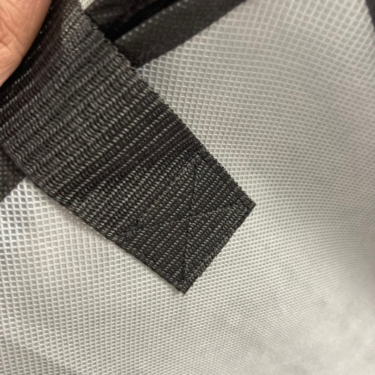 Thick Non Woven Storage Bag Zipper Grey