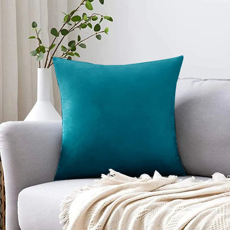 2 PCs Plain Velvet Cushion Covers (All Colors Available)