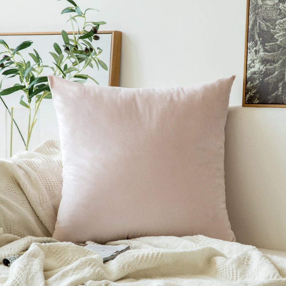 2 PCs Plain Velvet Cushion Covers (All Colors Available)