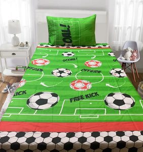Soccer kids Bed Sheet