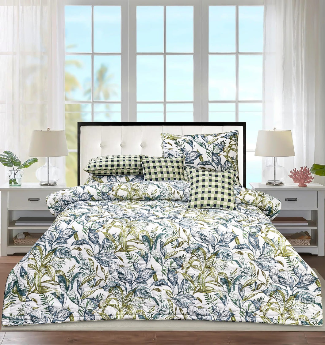 6 Pcs Comforter/Bed Spread Set