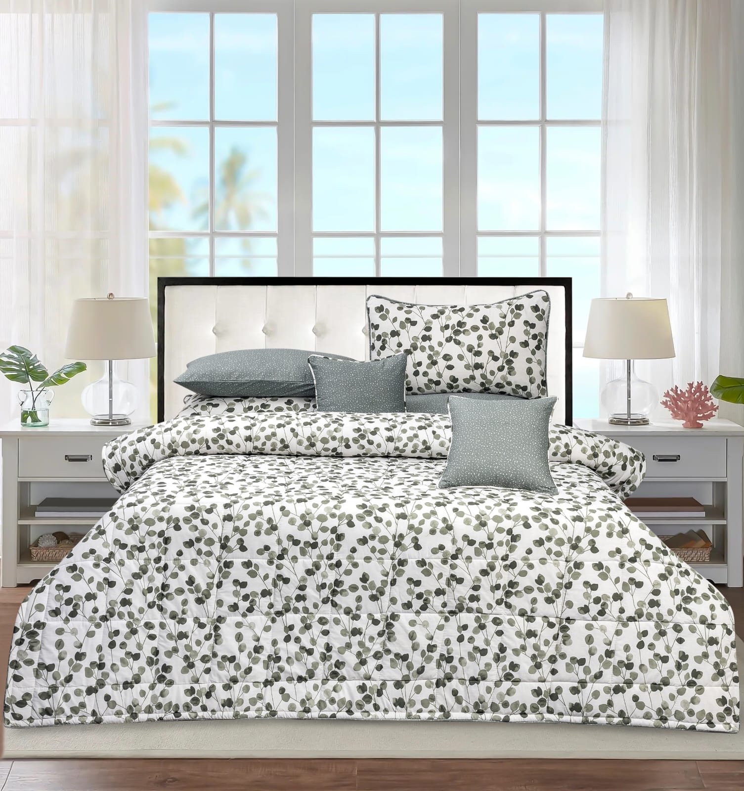 Multi Floral Cotton Bed Sheet