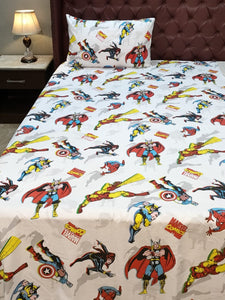 Super Heros kids bedsheets