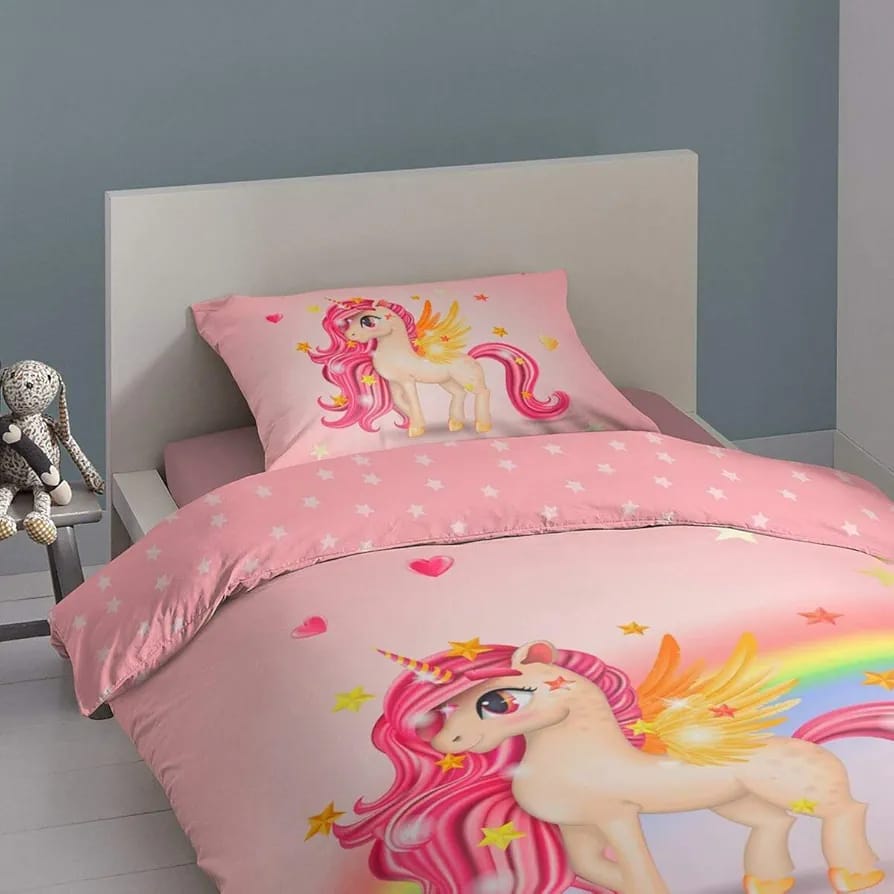 Unicorn Fairy Horse  Kids Bed Sheet