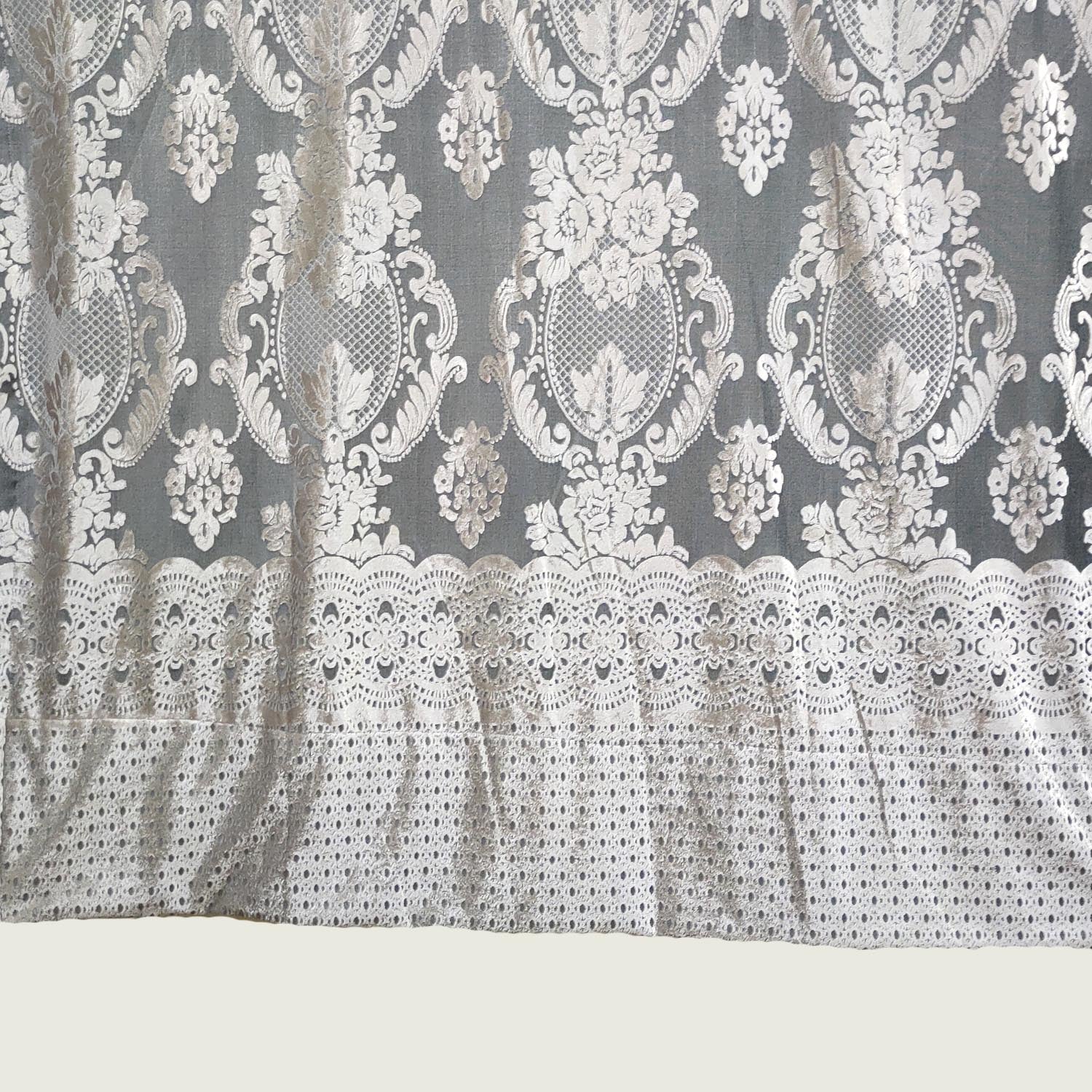 See Through Light Weight Jacquard Curtain