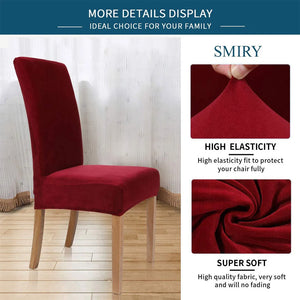 Cotton Fitted Jersey Chair Cover – Maroon