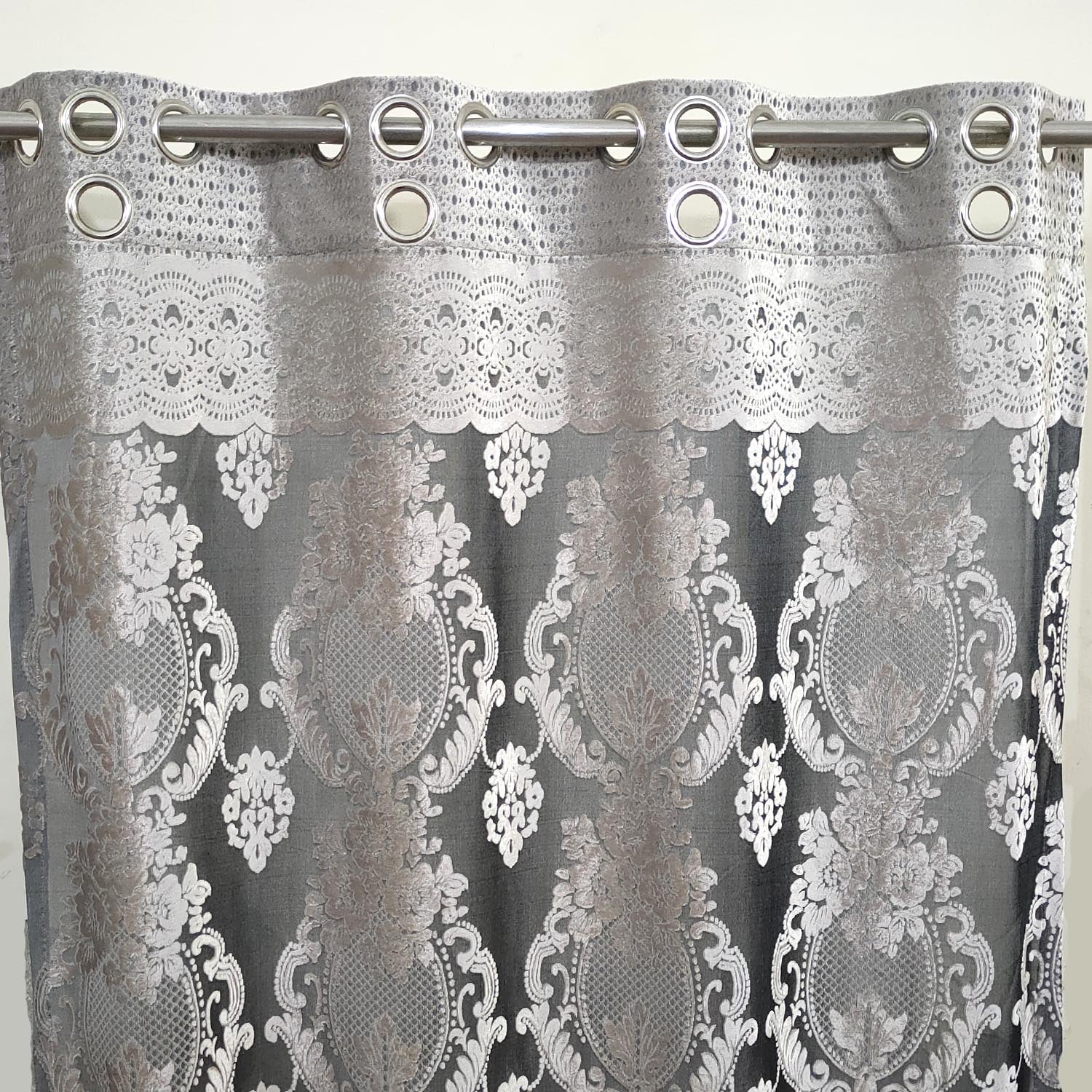 See Through Light Weight Jacquard Curtain
