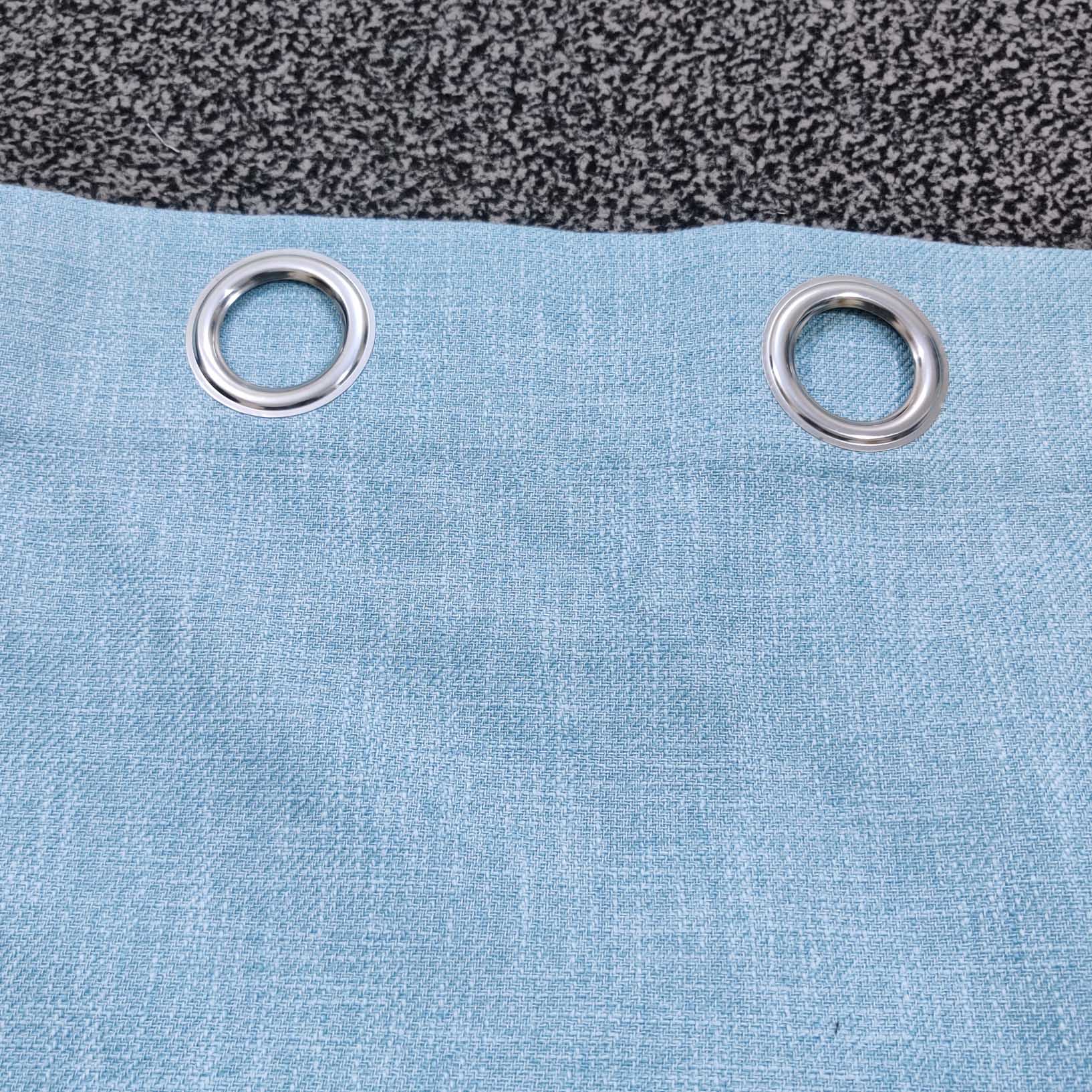 Premium Jute Curtain Turquoise Green