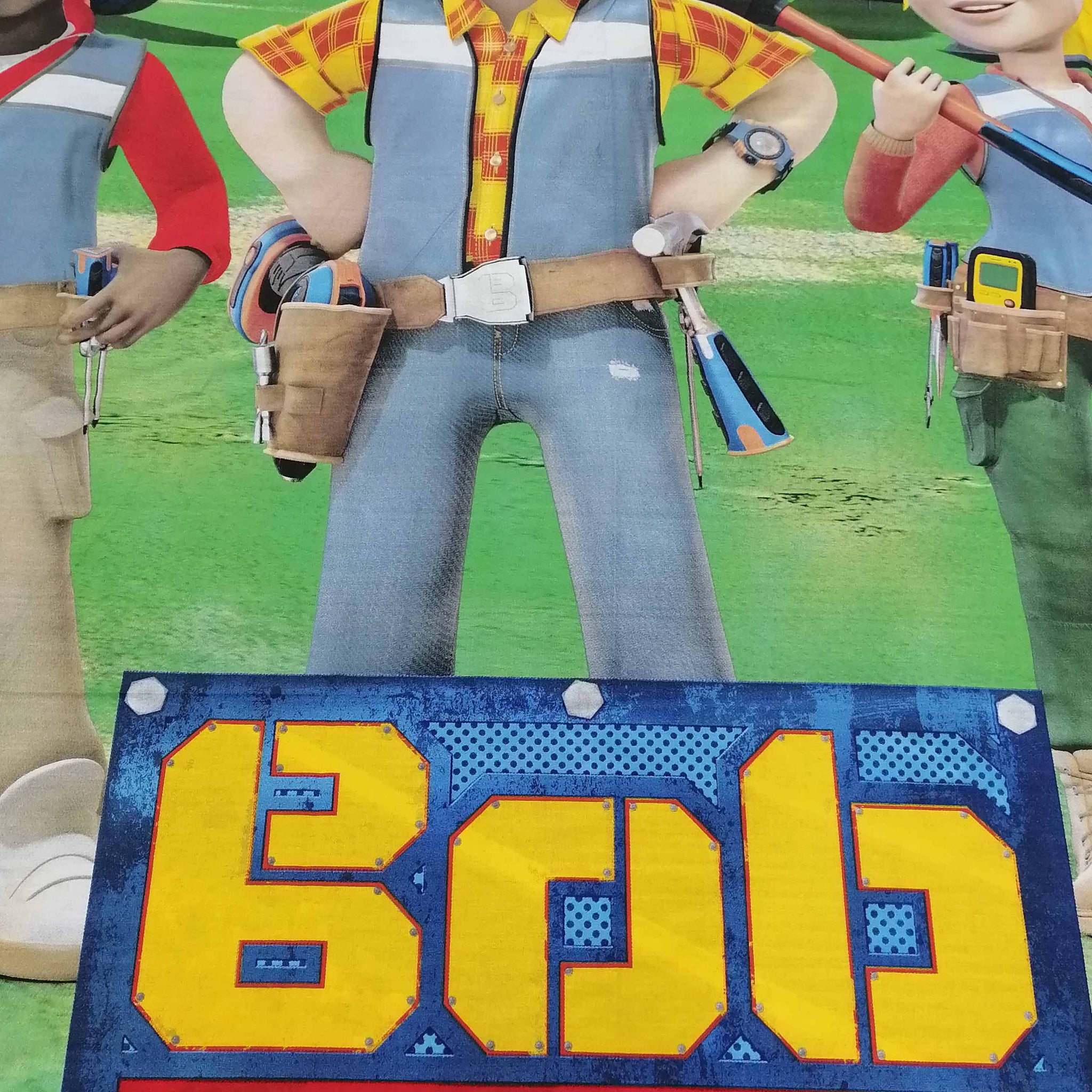 Bob The Builder Bed Sheet With One Pillow Case