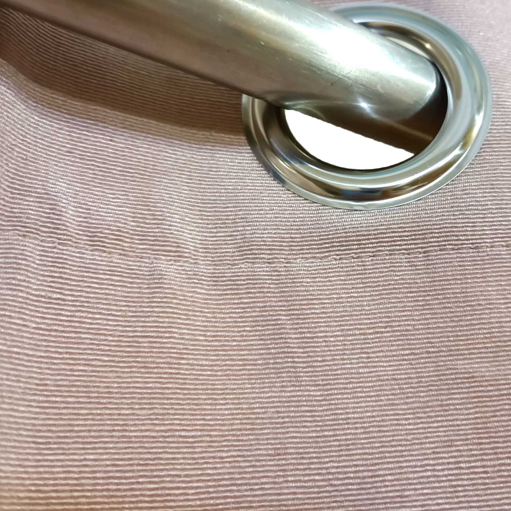 Lite Pink Plain Duck Cotton Curtain