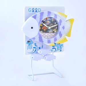 Fish Table Clock With Stand