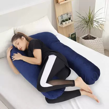 Pregnancy Pillow / U- Shape Maternity Pillow / Sleeping Support Pillow Blue